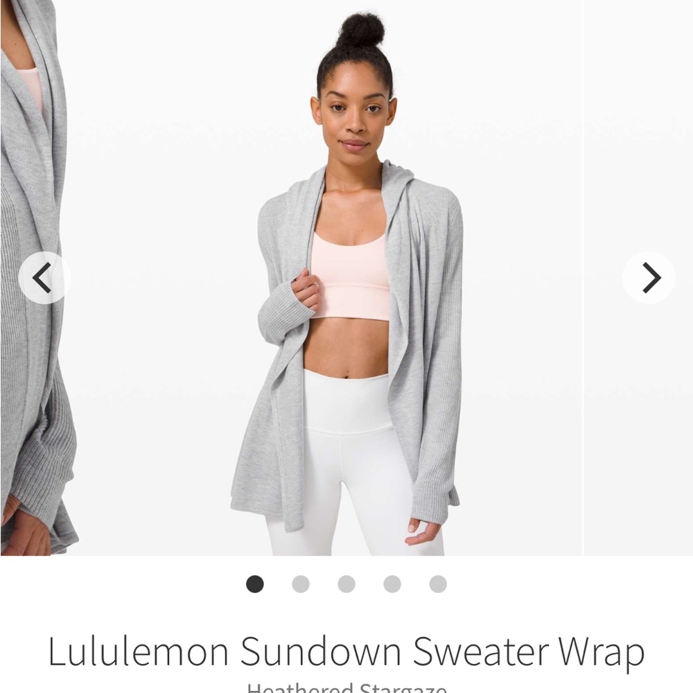 Lululemon sundown sweater wrap cardigan